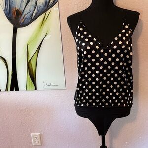 polka dot body suit size medium
